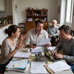 Vous vous occupez d'un parent ou d'un proche à plusieurs, avec vos frères, vos cousins